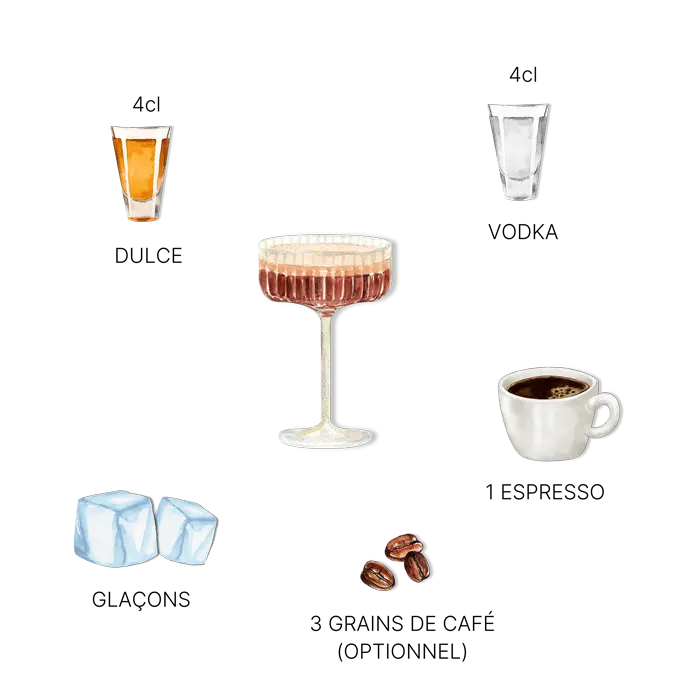 Cocktail Dulce Martini Ingrédients Cocktail Dulce Martini